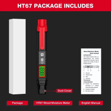 (HT67)HT67 Pen-type digitale vochtmeter 0-58% LCD-achtergrondverlichting Vochtigheidsdetector tester
