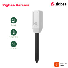 (tuya-zigbee-ver.)Tuya Zigbee/WiFi/Bluetooth bodemvochtigheidssensor met vochtigheids- en temperatuurdetector,