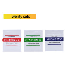 (20 sets) pH-meter kalibratiebufferpoeder zakjes 4.01 6.86 9.18 oplossing kit draagbare pH-bufferpoeder