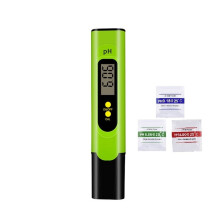 (Zonder batterij) Digitale pH-meter automatisch 0,01 met 3 zakjes kalibratiepoeder. Waterkwaliteitsmeter