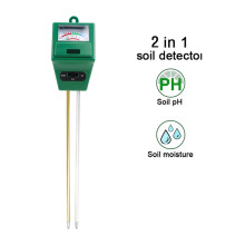 (2-in-1) 2-in-1 bodem-pH-meter, zuurgraad- en vochtigheidsmeter, meetinstrument voor tuinplanten en