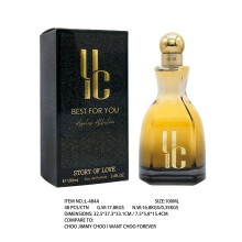 (100ML, L-484A) New Love Story Heart Shaped Perfume Long Lasting Elegant Fragrance for Women