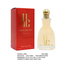 (100ML, L-484B) New Love Story Heart Shaped Perfume Long Lasting Elegant Fragrance for Women
