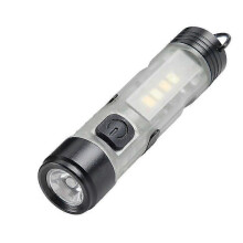 700 Luminous Flux Keychain Flashlight LED Mini Pocket Flashlight with Type C Charging Port for Night Camping