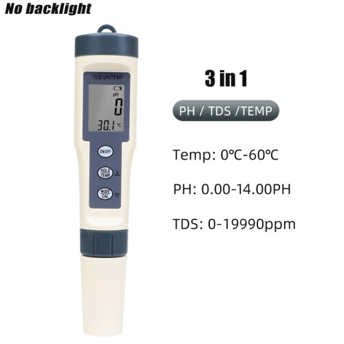 (TDS pH tester) 4 σε 1 pH meter PH/TDS/EC/Temperature meter Ψηφιακός μετρητής ποιότητας νερού για πισίνες