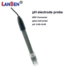 (Zwart) Professionele pH-elektrode sonde voor aquarium, hydrocultuur, laboratorium, BNC-connector, pH-tester