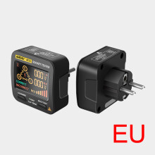 (EU) Digitale stopcontacttester, slimme LCD-stopcontactchecker, NCV-test, spanningsdetector, EU, VS,