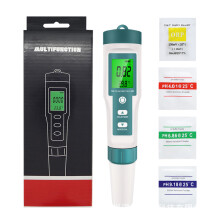 (7-in-1) Digitale pH-meter waterkwaliteitstester pH/Cl₂/TDS/EC/Hardheid waterstofrijk detector voor