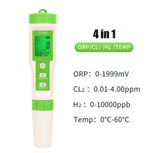 (4-in-1) Nieuwe chloortestpen 2/3/4/5-in-1 waterkwaliteitstester CL2 TEMP pH H2 ORP-meting voor aquarium