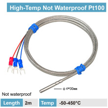 (B-2m-50-450) Cryogene RTD-sonde voor ultralage temperatuurbewaking, industriële sensor voor LN2-koelopslagtoepassingen