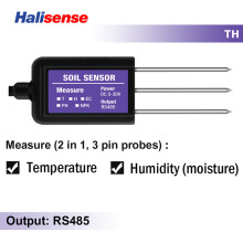 (TH)RS485 Modbus bodemsensor 7-in-1 meet bodemvochtigheid, temperatuur, luchtvochtigheid, EC, pH en