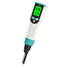 (Stijl 2) Digitale pH-meter voor voedsel met KCL-kit, resolutie 0,01, zeer nauwkeurige sensor, pH-tester
