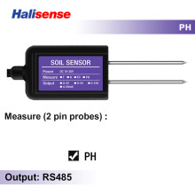 (PH)RS485 Modbus bodemsensor 7-in-1 meet bodemvochtigheid, temperatuur, luchtvochtigheid, EC, pH en