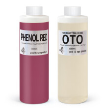 (Set) 250 ml Zwembadwater Testkit PH-indicator Fenolrood OTO Chloor Tester Vloeistof voor Zwembad, Spa