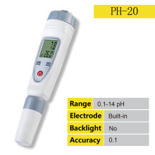 (PH-20) Draagbare pH-meter met een precisie van 0,01, digitale pH-testerpen voor waterkwaliteitsmetingen