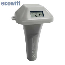 (Noord-Amerika 915MHz) WN36 Draadloze zwembadthermometer met anker, drijvende, gemakkelijk afleesbare