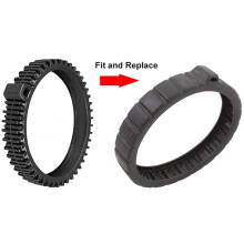2pcs Pool Cleaner Tire with Large Hump for Kreepy Krauly Rebel/ Pool Cleaner V2 Tire Kit 360482