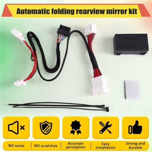 Car Side Mirrors Folder Fold and Spread Automatically Kit for  Camry VX40 Unlocking and Unfolding Rearview Mirror 1