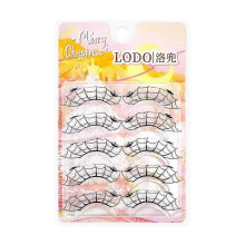 5 Pairs of Paper Eyelashes Christmas Paper False Eyelashes Party