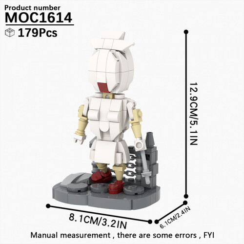 (MOC1614)MOOXI Νέα Παιχνίδια Ταινιών Τρόμου για Halloween με BrickHeadzed Παιδικό Παιχνίδι MOC με Brick