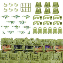 (M105) Figuras de comandos SWAT de ciudad moderna Figuras de fuerzas especiales Bloques de construcción