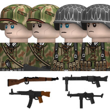 (N657-60-4PCS) Figuras de soldados de la Legión Norteafricana Alemana de la Segunda Guerra Mundial,