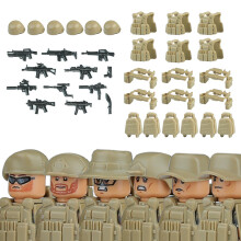 (M103) Figuras de comandos SWAT de ciudad moderna Figuras de fuerzas especiales Bloques de construcción