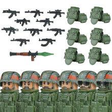 (M107) Figuras de comandos SWAT de ciudad moderna Figuras de fuerzas especiales Bloques de construcción