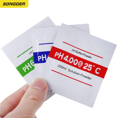 (10 sets) pH-meter kalibratiebufferpoeder zakjes 4.01 6.86 9.18 oplossing kit draagbare pH-bufferpoeder 1