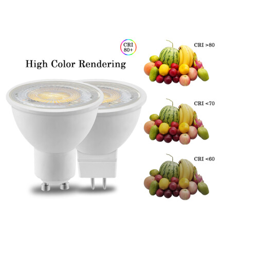 (6000K, GU5.3, 8 kpl, 3W) LED-lamppu, kohdevalo, 38 astetta, MR16, LED-kohdevalo 1