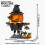 (MOC7270)MOOXI Νέα Παιχνίδια Ταινιών Τρόμου για Halloween με BrickHeadzed Παιδικό Παιχνίδι MOC με Brick 3
