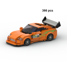 (1024 bez pudełka) Moc Car City Vehicle Techniczny samochód wyścigowy Speed Racer Klocki sportowe