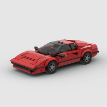 (1041 bez pudełka) Moc Car City Vehicle Techniczny Speed Racing Racer Klocki sportowe Samochód policyjny