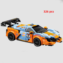 (11 bez pudełka) Moc Car City Vehicle Techniczny samochód wyścigowy Speed Racer Klocki sportowe Samochód