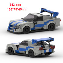 (1022 bez pudełka) Moc Car City Vehicle Techniczny Speed Racing Racer Klocki konstrukcyjne Sportowy