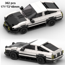 -1002Moc Car City Vehicle Technical Speed Racing Racer Building Blocks Sports Police Car Pick Up Educational
