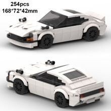 (1011 bez pudełka) Moc Car City Vehicle Techniczny Speed Racing Racer Klocki konstrukcyjne Sportowy