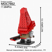 (MOC7662) MOOXI Nowe gry z horrorów na Halloween BrickHeadzed dla dzieci MOC Brick Gift Model do montażu