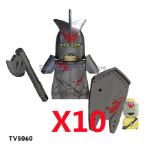(TV-5060-10PCS)Μεσαιωνικός Στρατιωτικός Στρατιώτης MOC Building Block Φιγούρα Anime Όπλα Orc Ξωτικό