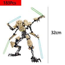 (KSZ714, bez pudełka) Klocki konstrukcyjne Darth Vader lega Character General Griffith Model Klocki