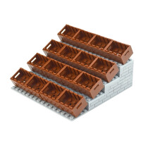 (CN00056-A03) Klocki do budowania jedzenia w mieście Akcesoria kuchenne Hamburger Pizza Frytki Ciasto