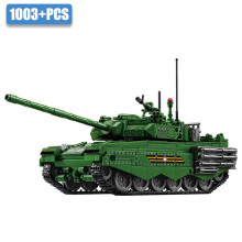 (T90M zonder doos) Militaire WO2 MOC Leopard 2A7 Leger Hoofdgevechtstank Soldaten Bouwblokken M1 T90M