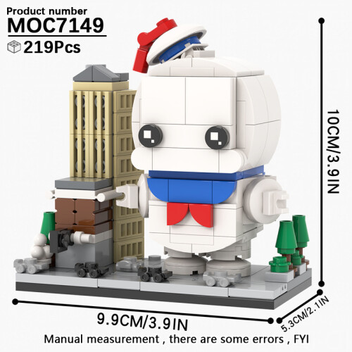 (MOC7149)MOOXI Νέα Παιχνίδια Ταινιών Τρόμου για Halloween με BrickHeadzed Παιδικό Παιχνίδι MOC με Brick