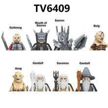 (TV6409, z korpusem) Władca Pierścieni Hobbit Jaskinia Orków Troll Zestaw klocków Smaug Mini Action