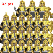 (RZTV5032x21)Lord Rings Elves Orcs Army Dwarf Rohan Μίνι Φιγούρες Δράσης Συναρμολόγηση Τουβλάκια