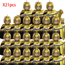 (RZTV5048x21)Lord Rings Elves Orcs Army Dwarf Rohan Μίνι Φιγούρες Δράσης Συναρμολόγηση Τουβλάκια