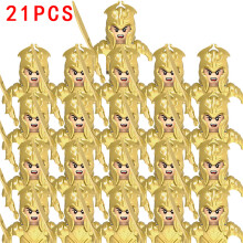 (ZHXH1728x21)Lord Rings Elves Orcs Army Dwarf Rohan Μίνι Φιγούρες Δράσης, Τουβλάκια, Συναρμολόγηση