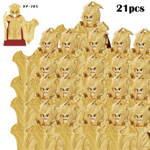 (RZXP385x21)Lord Rings Elves Orcs Army Dwarf Rohan Μίνι Φιγούρες Δράσης, Τουβλάκια Συναρμολόγησης
