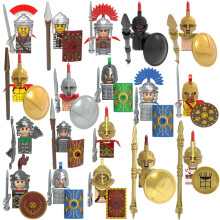 (Zestaw 18) Średniowieczne Cesarstwo Rzymskie Spartański Krzyżowiec Miniaturowe figurki żołnierzy średniowiecznych