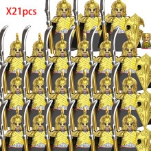 (RZTV5028x21)Lord Rings Elves Orcs Army Dwarf Rohan Μίνι Φιγούρες Δράσης Συναρμολόγηση Τουβλάκια